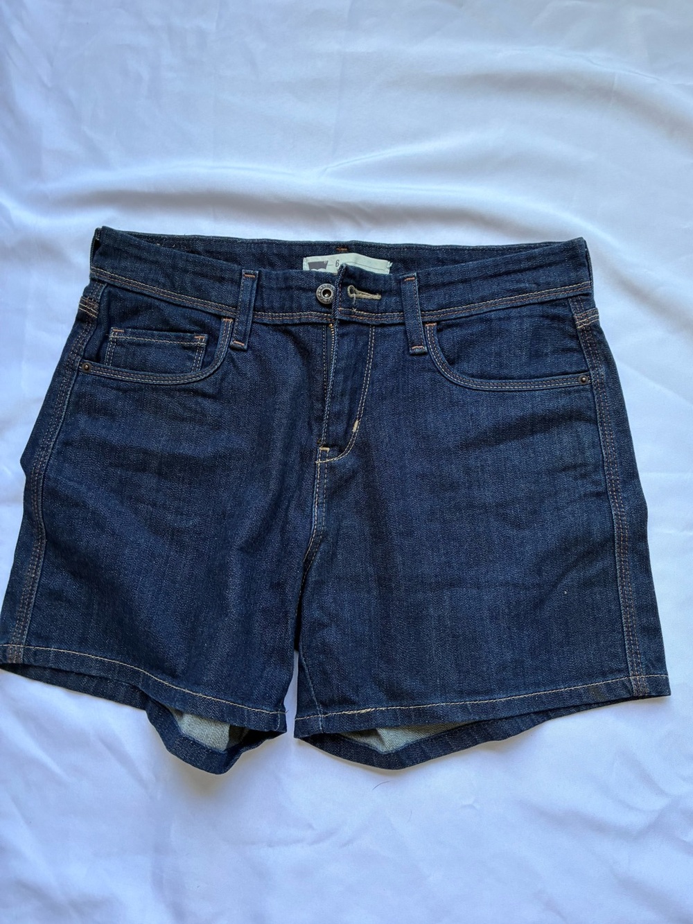 Levi's Dark Indigo Denim Shorts